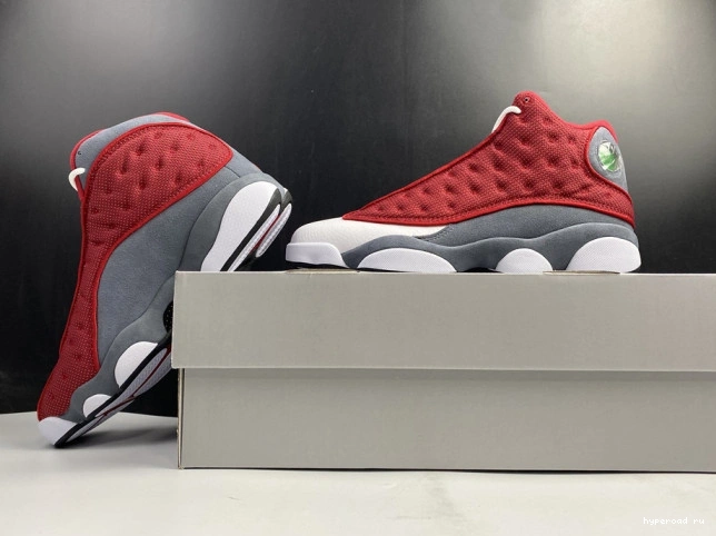 Flint Grey 13 Jordan Air 414571-600 Retro Red Gym 0604